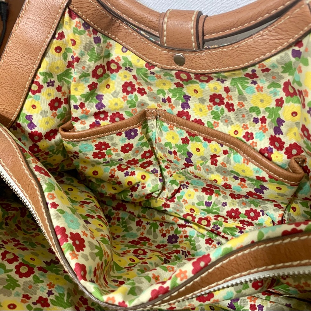 Fossil Multicolor Stitched Straw Frame Handbag - Picture 10 of 12